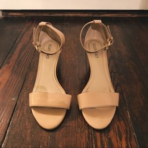 Tan Wedge Sandals